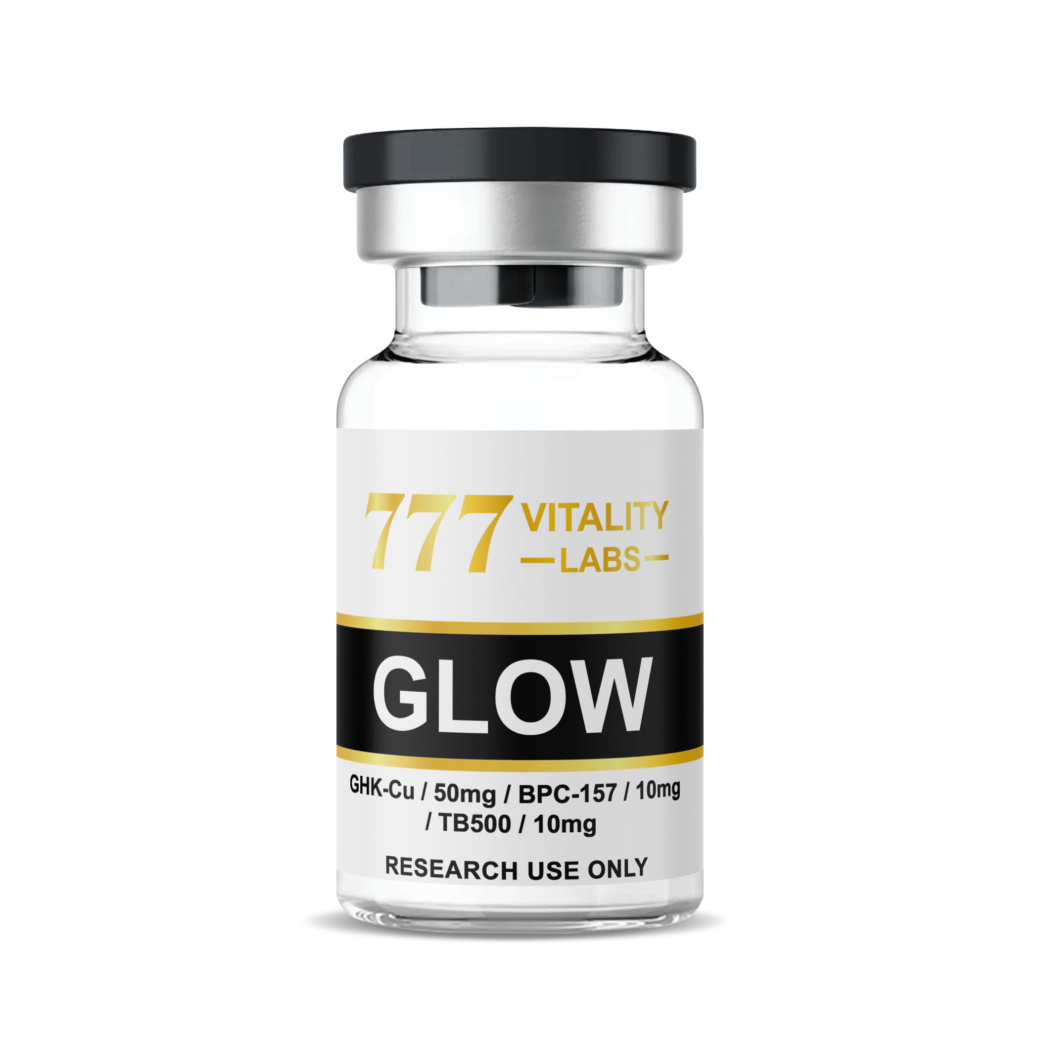 GLOW GHK-Cu (50mg) / BPC-157 (10mg) / TB500 (10mg)